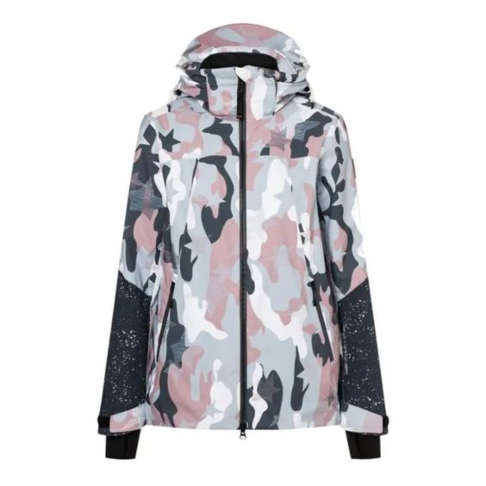 Bogner Fire + Ice LADIES HANNA INSULATED CAMOUFLAGE SKI JACKET - Dusty Rose